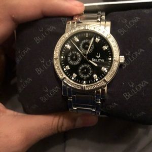 Men’s Black Stainless Steel Watch